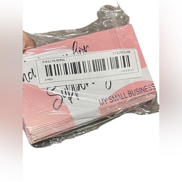 50 Thank you cards for resellers or your small business. Business card size - Picture 10 of 13